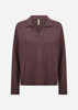 SC-BIARA 159 Bluse Dunkle Pflaume