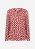 SC-FELICITY AOP 526 Bluse Rot