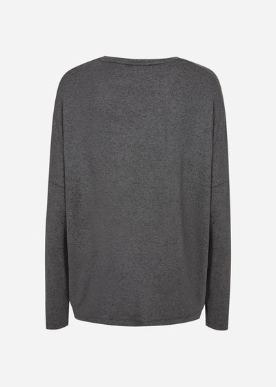 SC-BIARA 1 Bluse Dunkelgrau