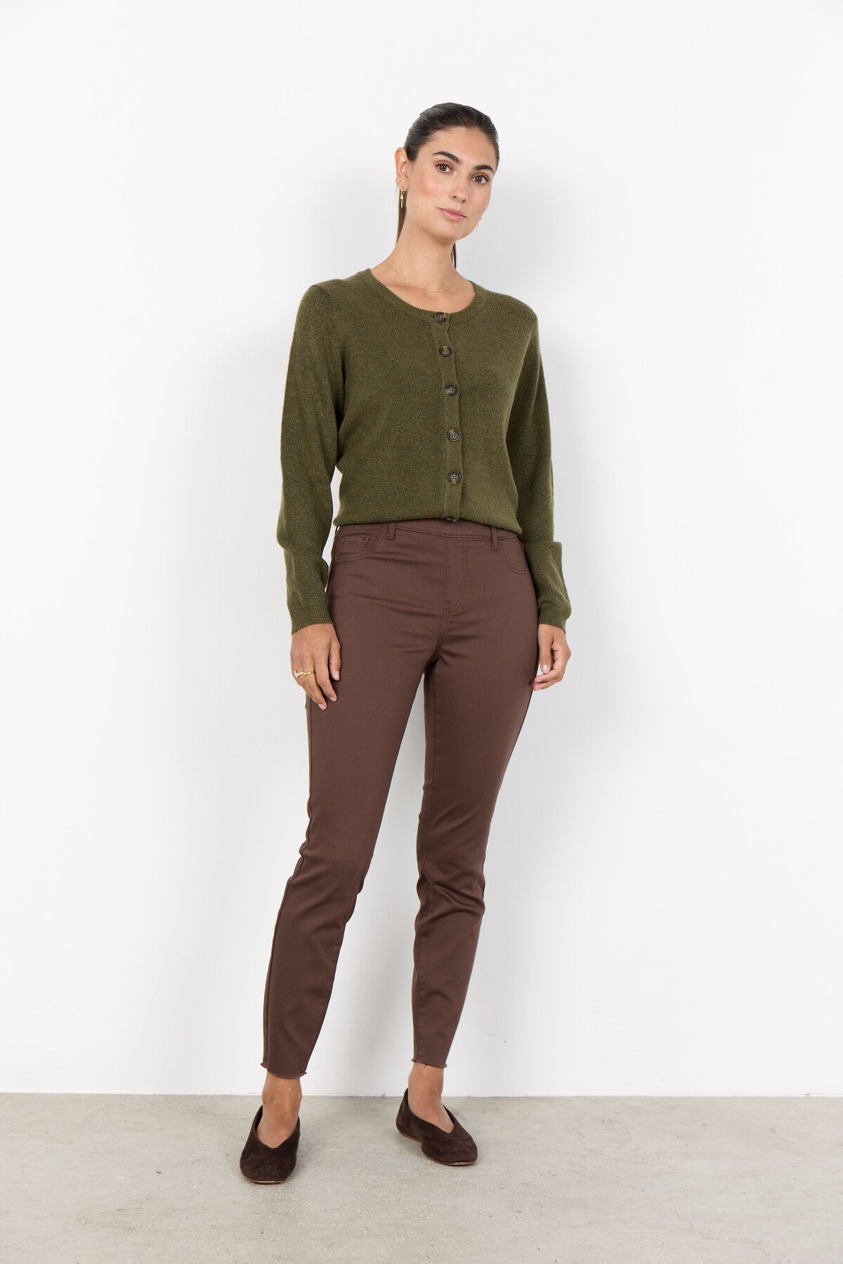 SC-NADIRA 1-B Jeans Dunkelbraun