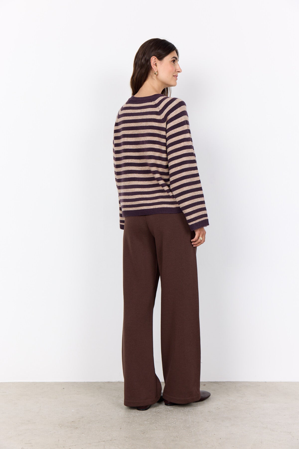 SC-ORLEAN STRIPE 14 Pullover Violett