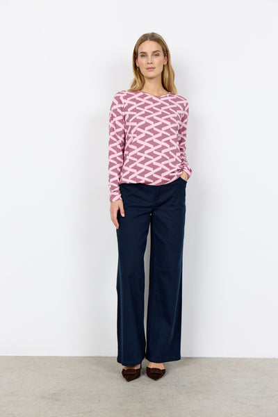 SC-GALINA 69 Bluse Rubinrot