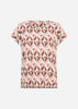 SC-FELICITY AOP 551 T-shirt Dunkelrot