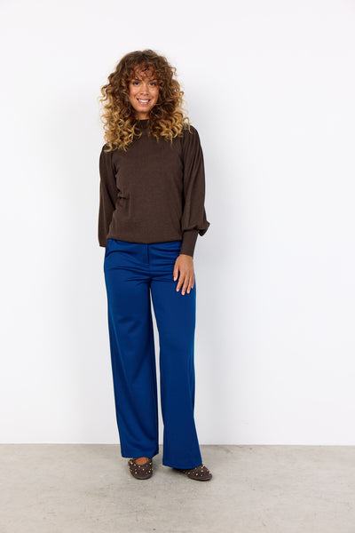 SC-DOLLIE 666 Pullover Dunkelbraun