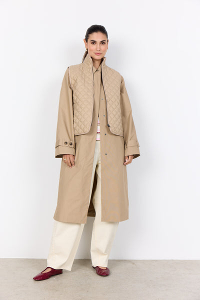 SC-BENETE 1 Weste Dunkler Sand