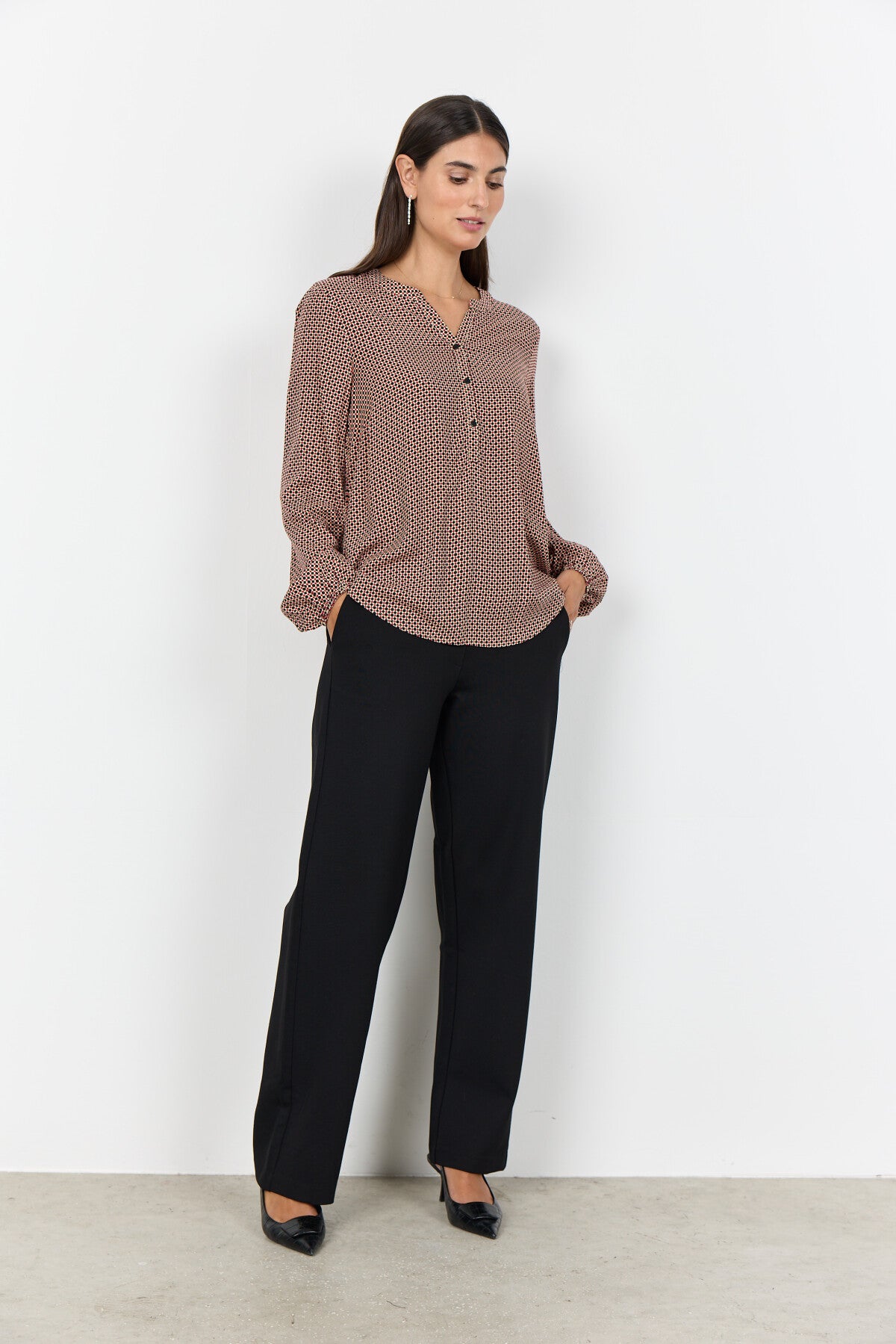 SC-ANITA 1 Bluse Rot