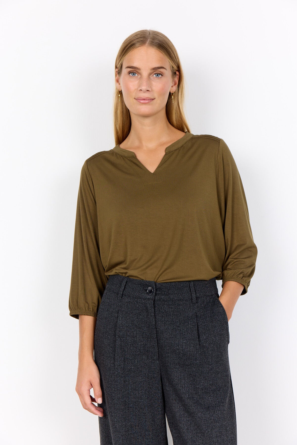 SC-MARICA 338 Bluse Dunkelgrün