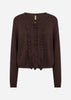 SC-DOLLIE 829 Cardigan Dunkle Pflaume