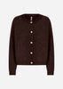 SC-VENCHE 8 Cardigan Dunkle Pflaume