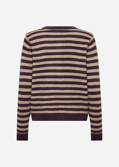 SC-ORLEAN STRIPE 13 Cardigan Violett