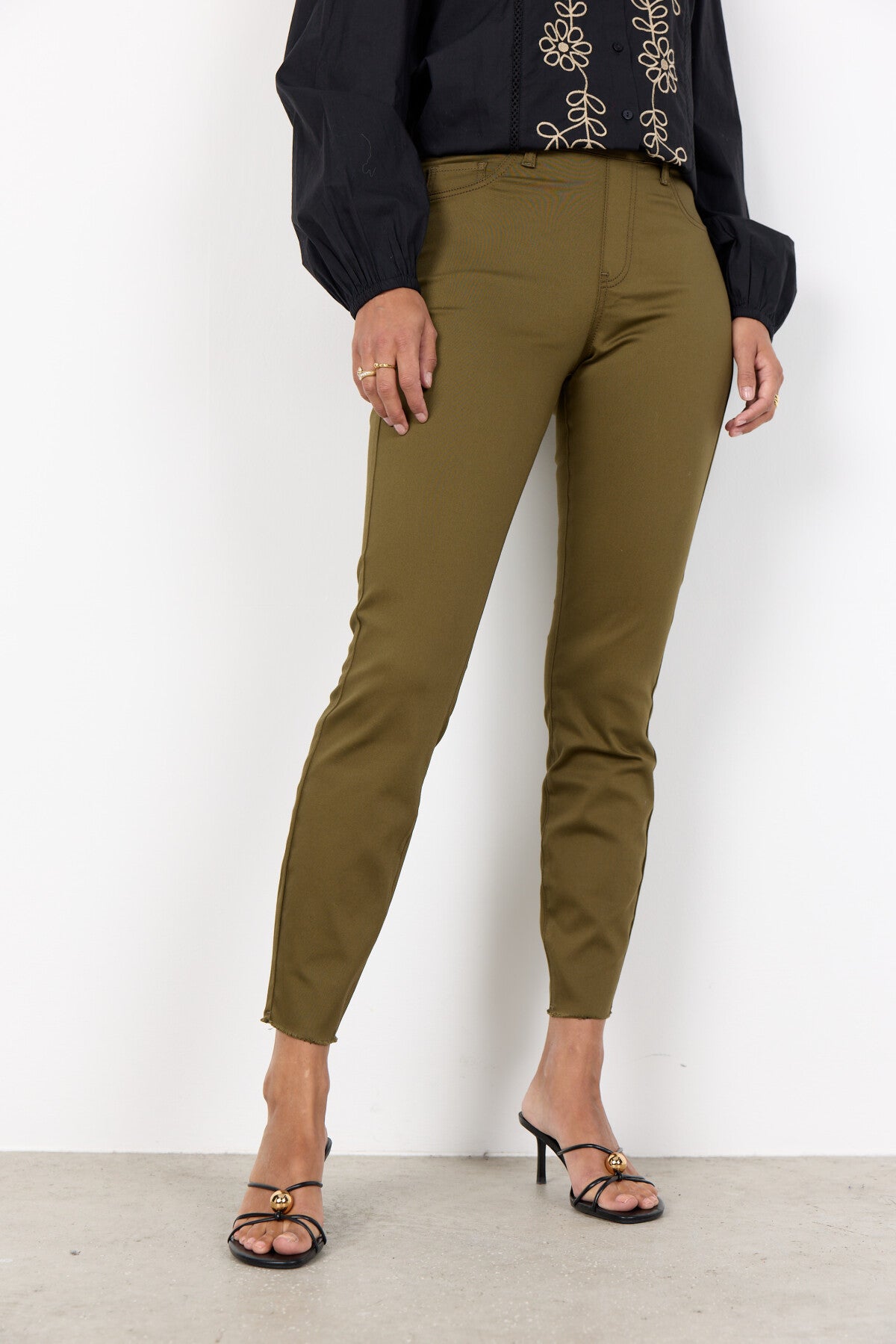 SC-NADIRA 1-B Jeans Dunkelgrün