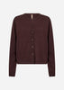 SC-HANNELE 2 Cardigan Dunkle Pflaume