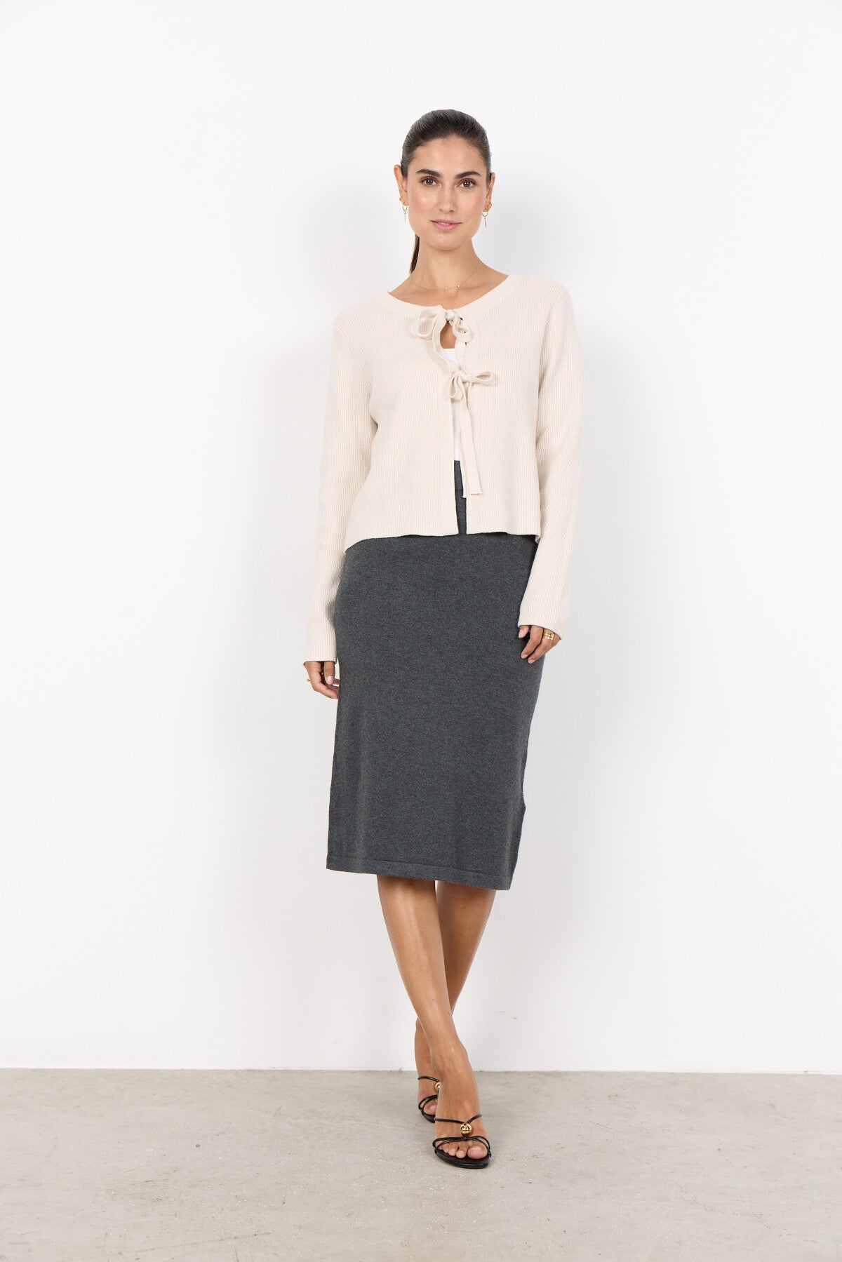 SC-KANITA 26 Cardigan Creme