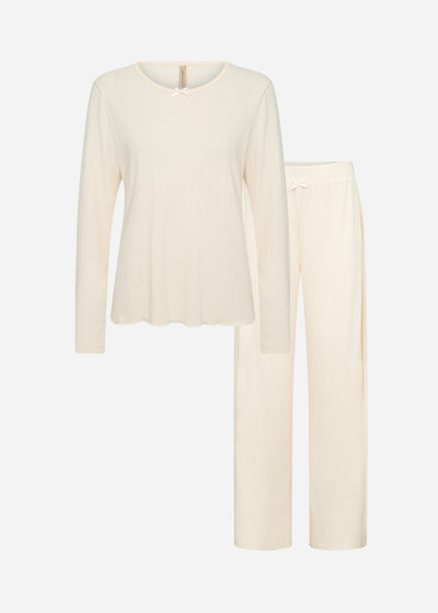 SC-ALEA SET 1 Schlafanzug Creme