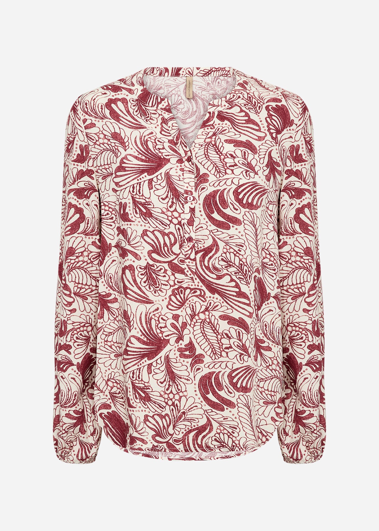 SC-BAYAN 2 Bluse Rubinrot