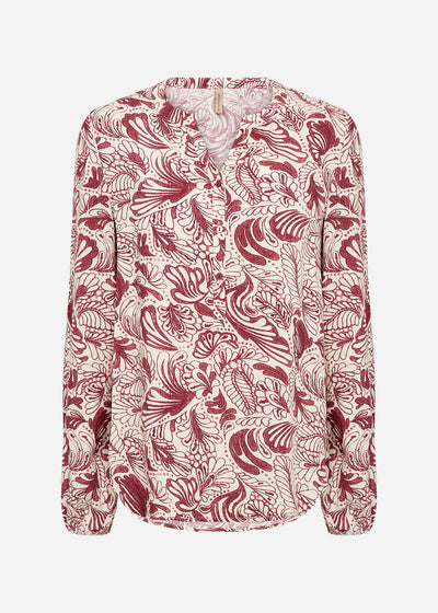 SC-BAYAN 2 Bluse Rubinrot
