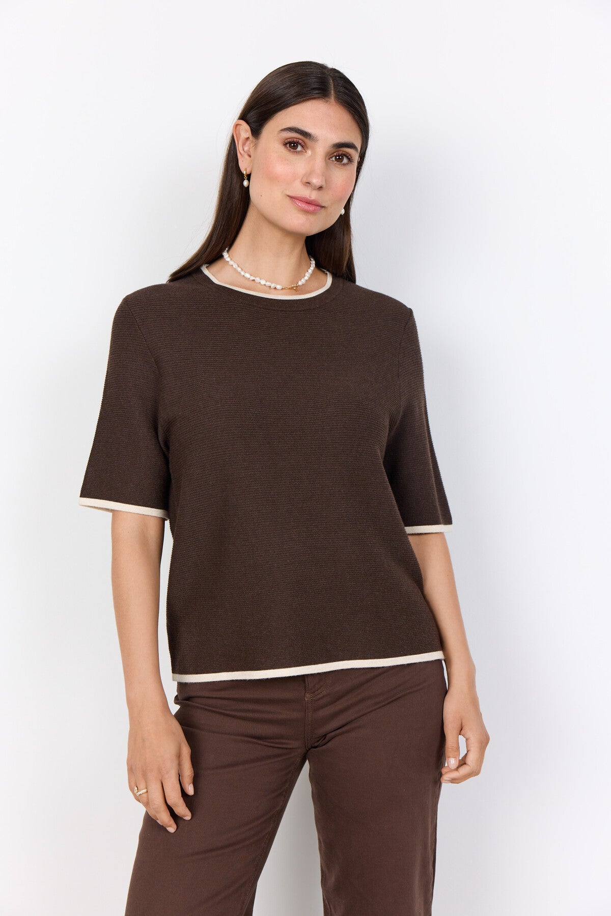 SC-DOLLIE 793 Pullover Dunkelbraun