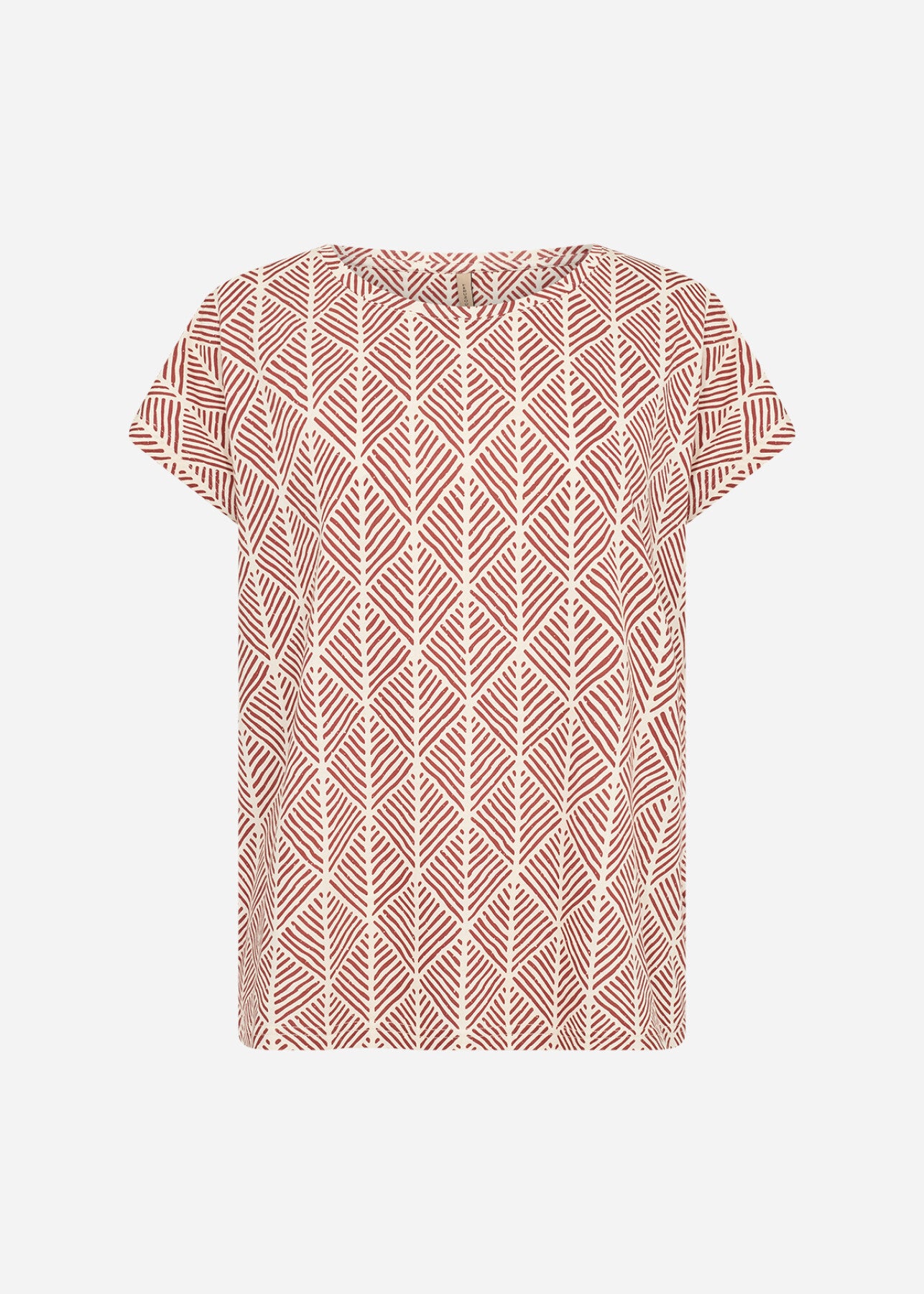 SC-FELICITY AOP 513 T-shirt Rostrote