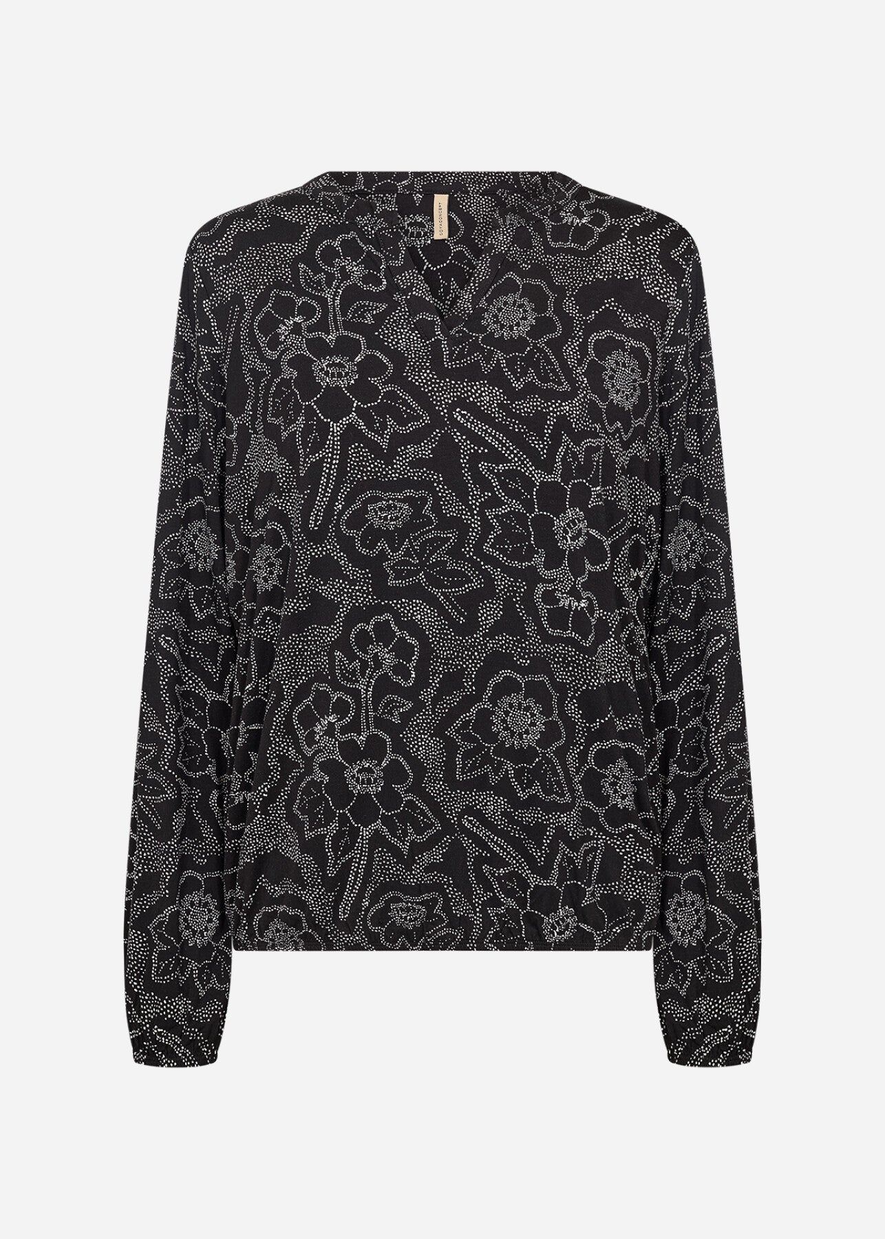 SC-MARICA AOP 347 Bluse Schwarz