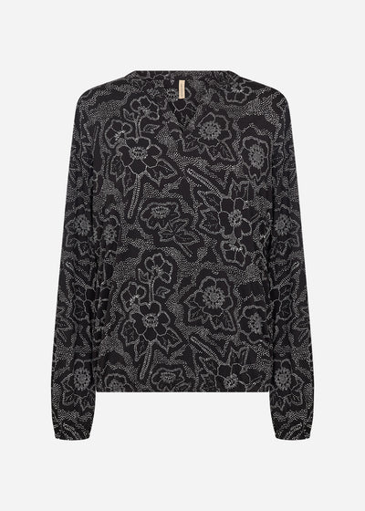 SC-MARICA AOP 347 Bluse Schwarz