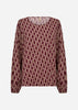 SC-VARLA 1 Bluse Bordeaux