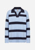 SC-KANITA STRIPE 32 Pullover Hellblau