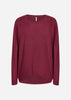 SC-BIARA 1 Bluse Dunkelrot