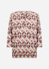 SC-FELICITY AOP 552 Bluse Dunkelrot