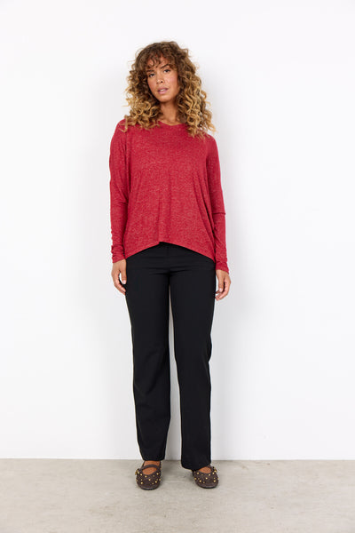 SC-BIARA 90 Bluse Dunkelrot