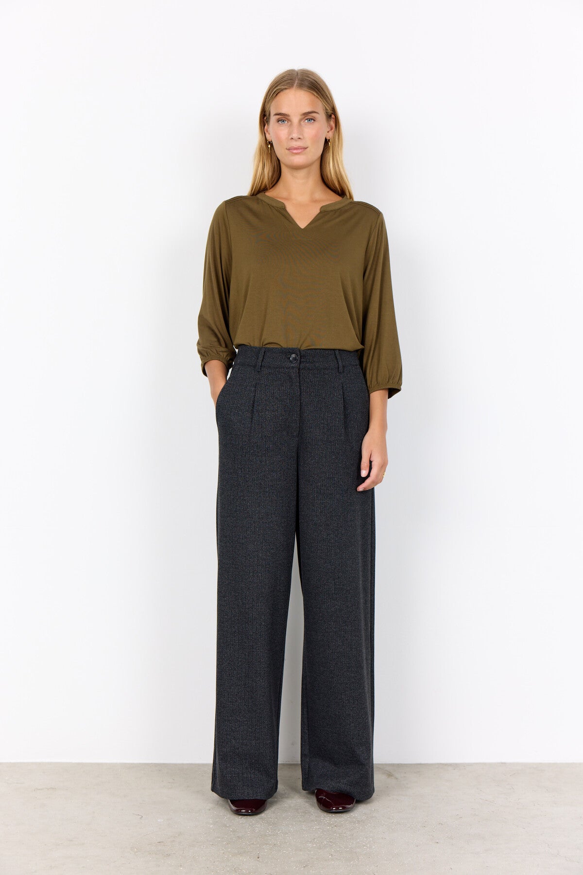 SC-MARICA 338 Bluse Dunkelgrün