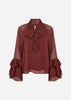 SC-NAIA 11 Bluse Rubinrot