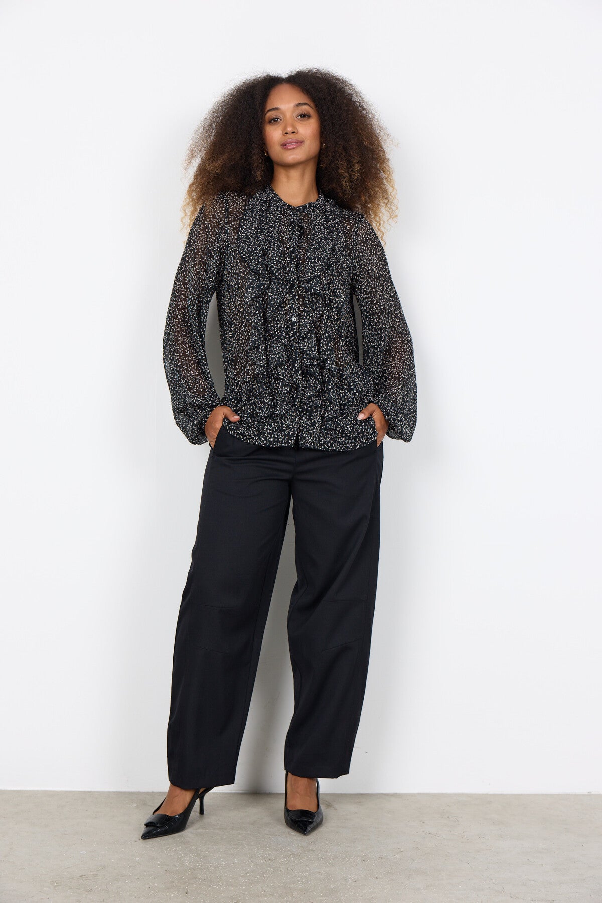 SC-BEBBIE 1 Hemd Schwarz