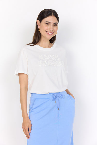 SC-DERBY 54 T-shirt Wollweiß