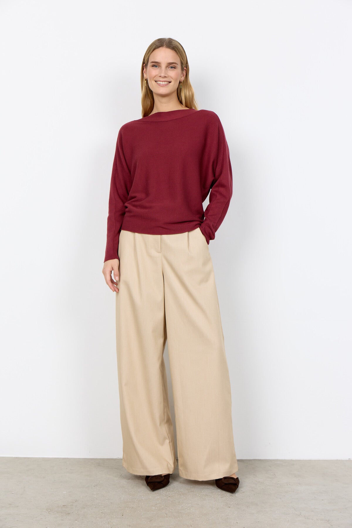 SC-DOLLIE 663 Pullover Rubinrot