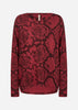 SC-BIARA AOP 145 Bluse Bordeaux