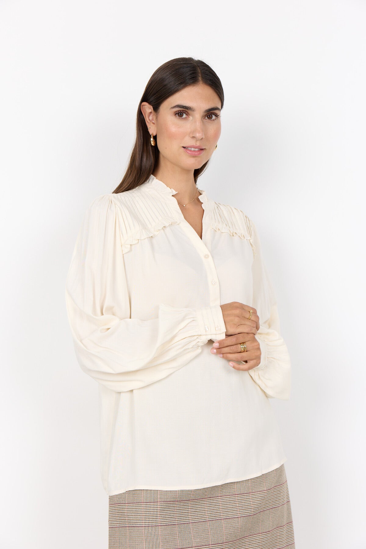 SC-RADIA 222 Bluse Creme
