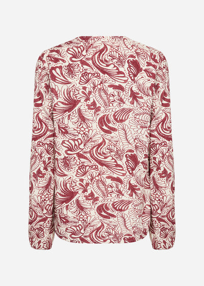 SC-BAYAN 2 Bluse Rubinrot