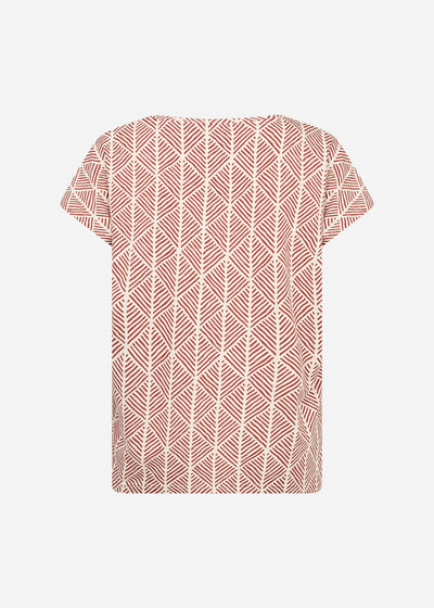 SC-FELICITY AOP 513 T-shirt Rostrote