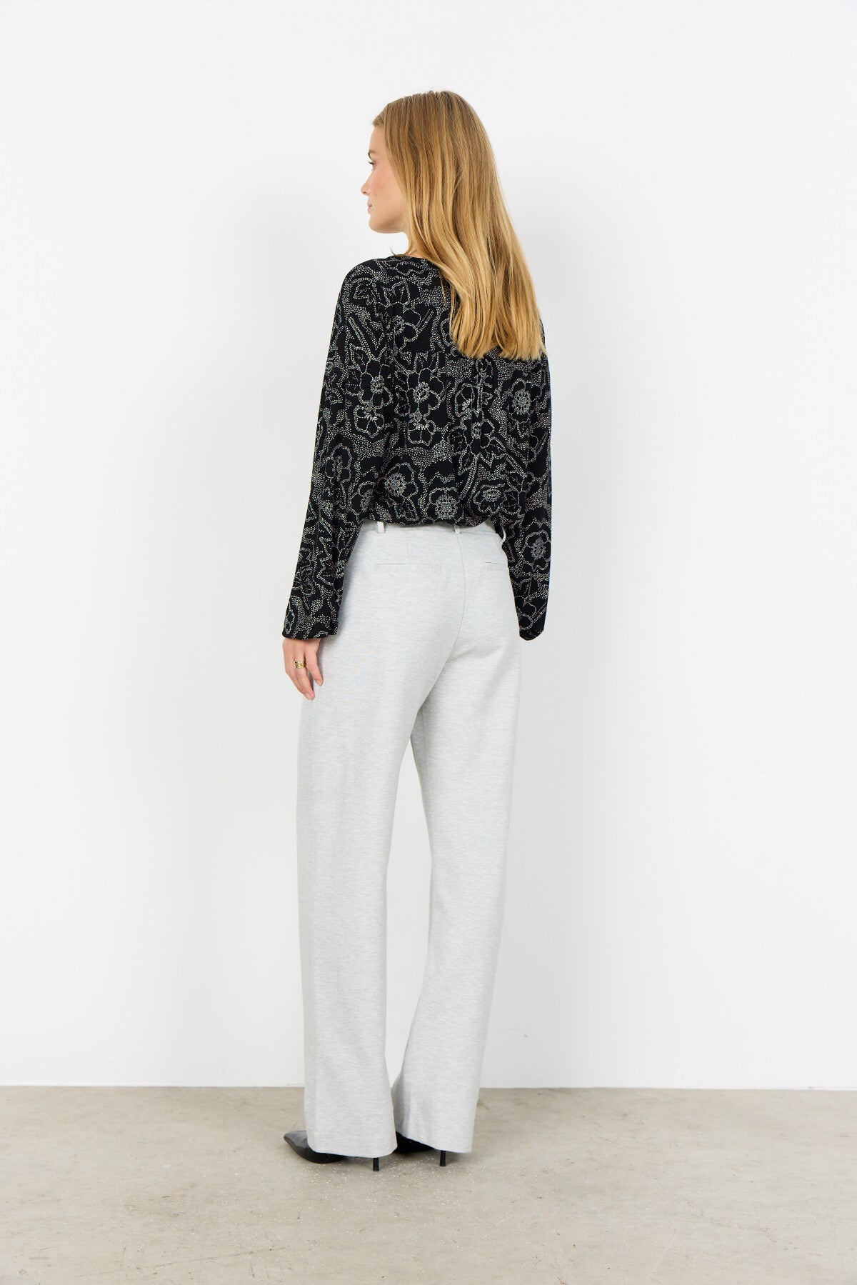 SC-MARICA AOP 347 Bluse Schwarz