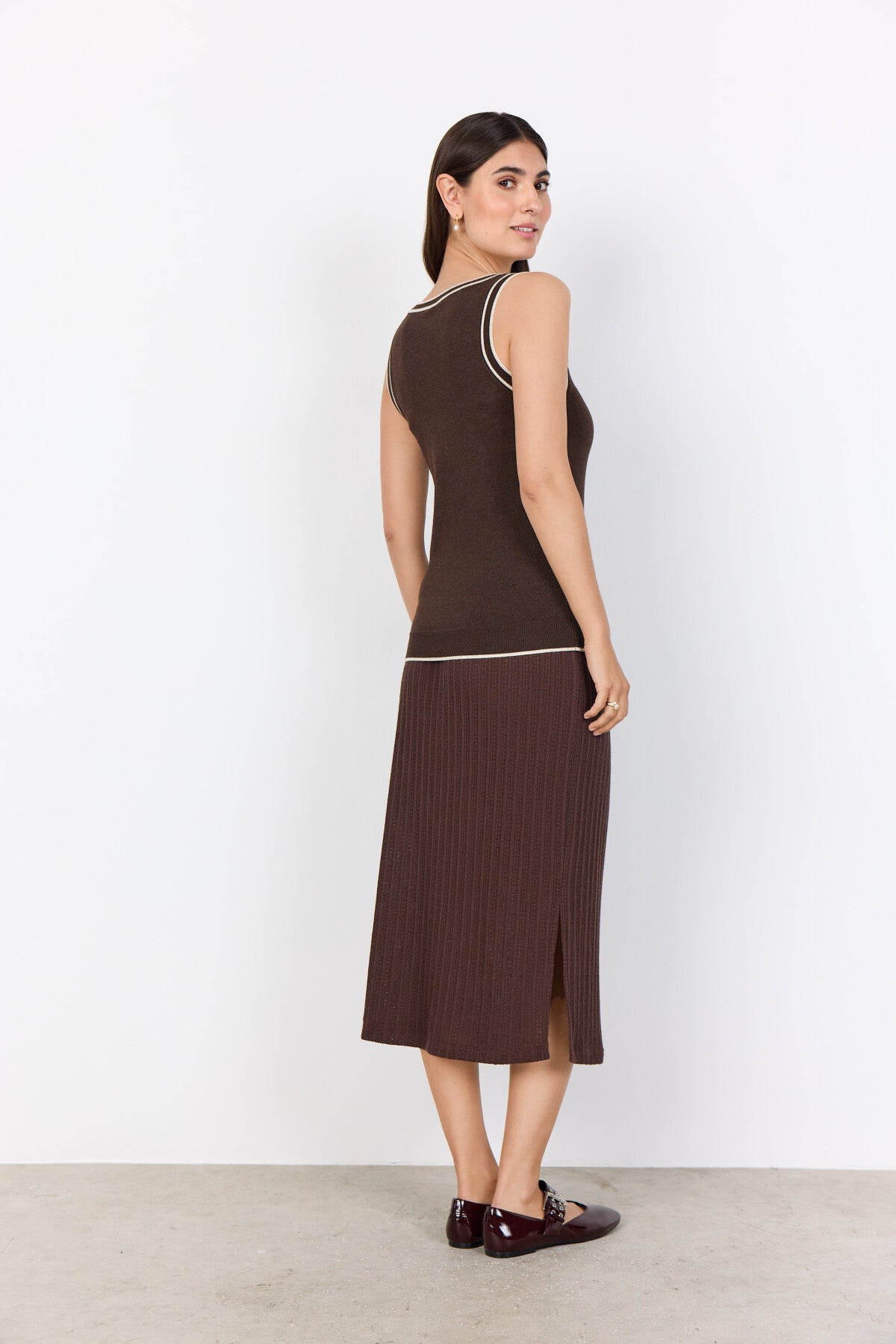 SC-DOLLIE 763 Top Dunkelbraun