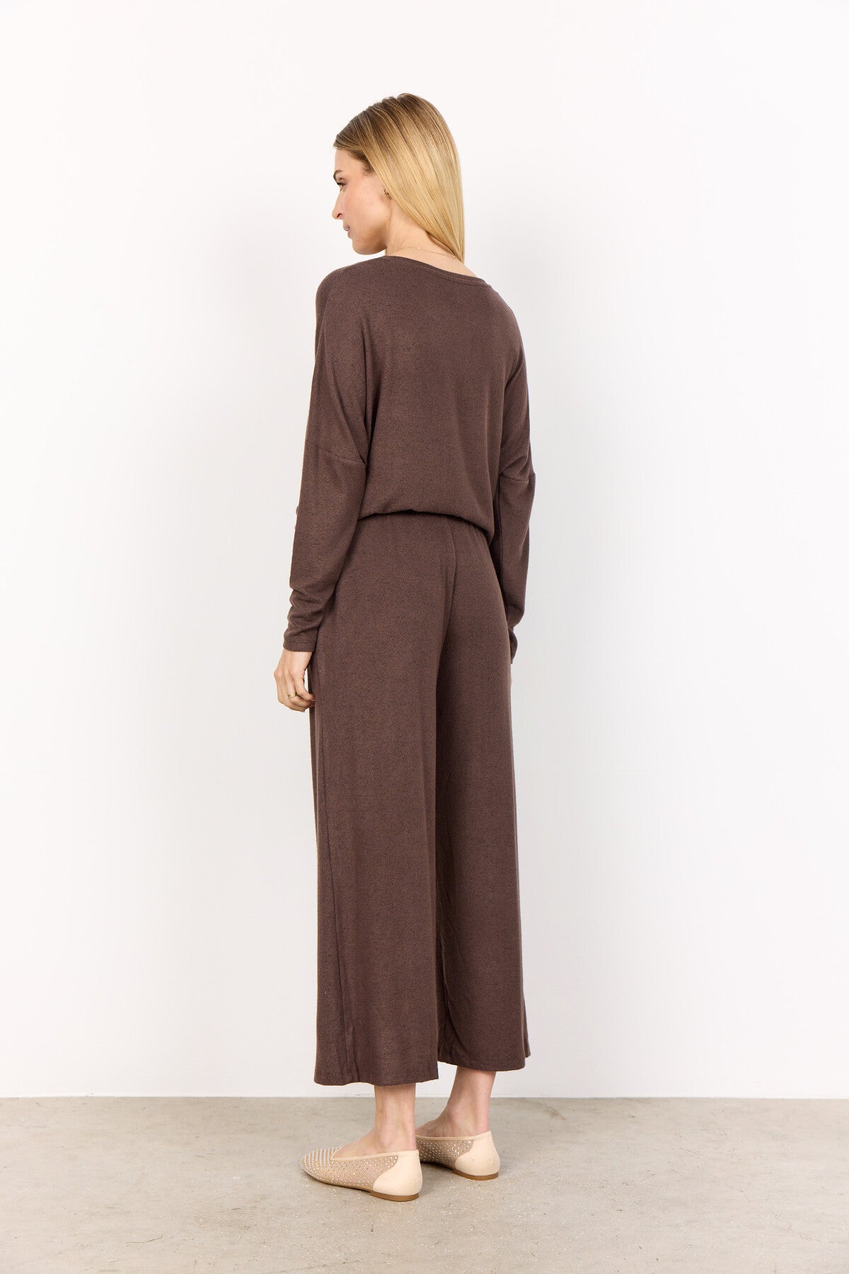 SC-BIARA 1 Bluse Dunkelbraun