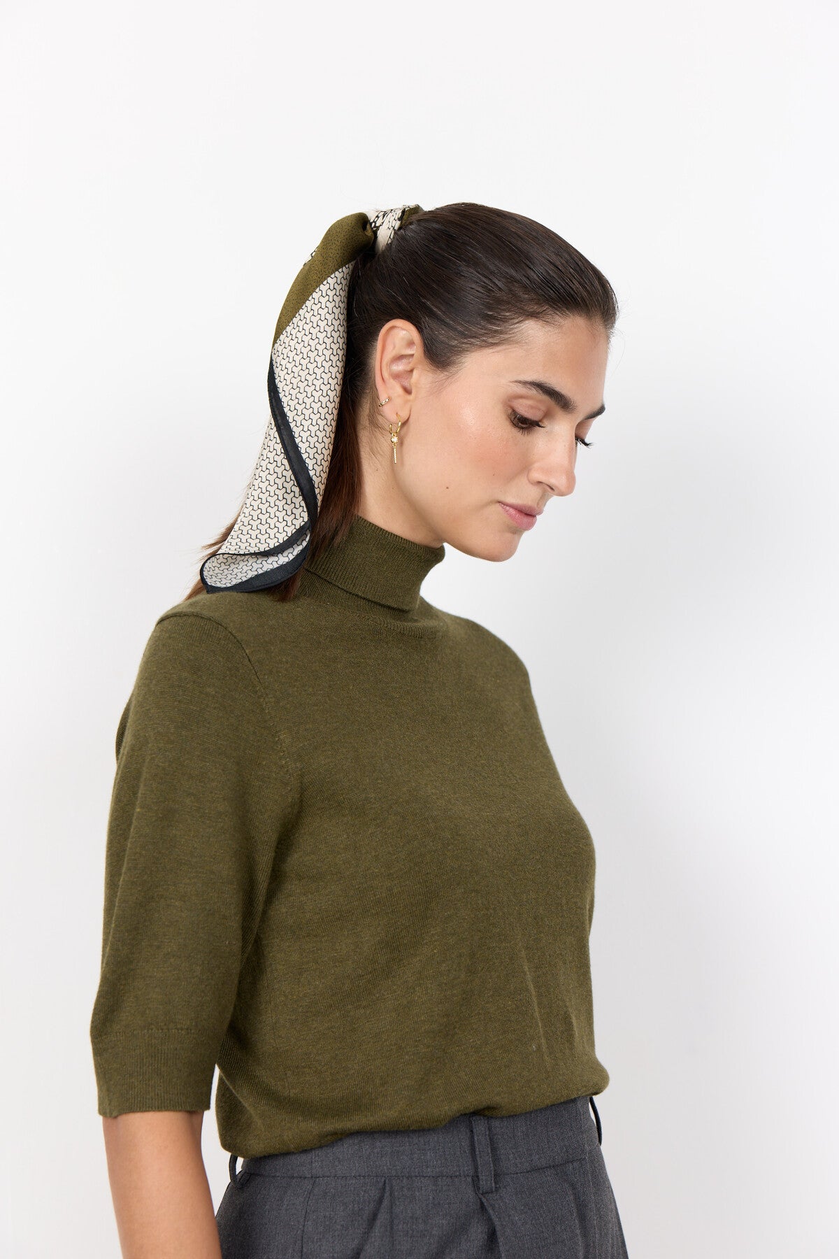 SC-DOLLIE 740 Pullover Dunkelgrün