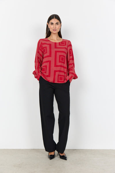 SC-ANNABEL 1 Bluse Rot