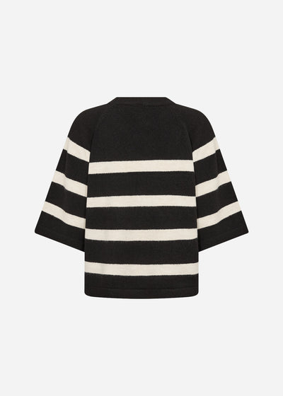 SC-ORLEAN STRIPE 5 Pullover Schwarz