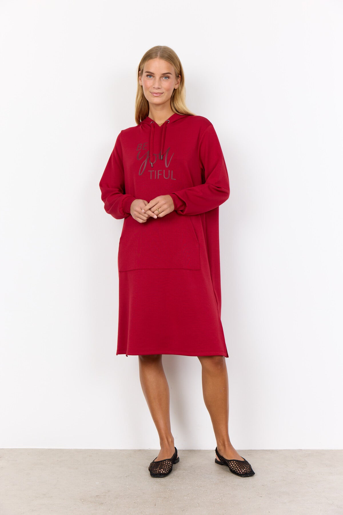 SC-BANU 259 Kleid Dunkelrot