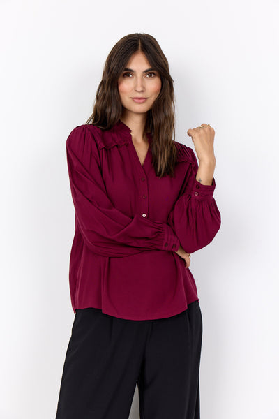 SC-RADIA 222 Bluse Bordeaux