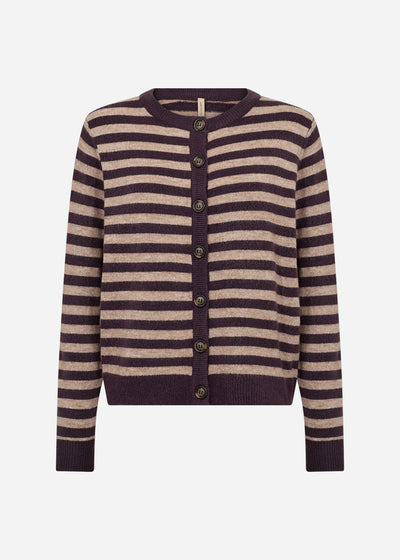 SC-ORLEAN STRIPE 13 Cardigan Violett