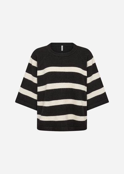SC-ORLEAN STRIPE 5 Pullover Schwarz