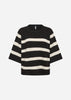 SC-ORLEAN STRIPE 5 Pullover Schwarz