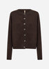 SC-ORLEAN 2 Cardigan Dunkle Pflaume